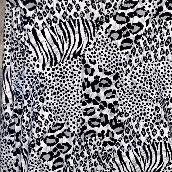 Kim Rogers - Animal Print - Cotton / Spandex -  Sweater - Size L - Picture 5 of 10